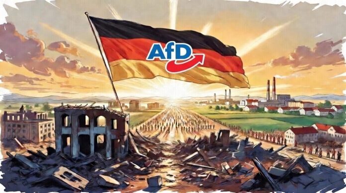 Die herbeiphantasierte Sackgasse des vaterländischen Gedankens entpuppt sich bei ungetrübter Wahrnehmung als drohender Blauer Tsunami für das dahinmodernde Establishment.