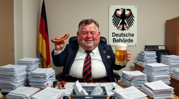 Ineffizient und träge: Fettgefressen besteht die Daseinsberechtigung des deutschen Verwaltungsbeamten offenbar nur noch darin, sich selbst zu bestätigen und zu wuchern.
