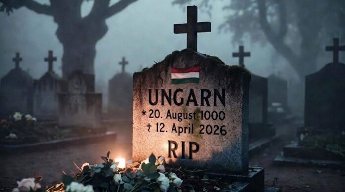 Der 12. April im Jahre des Herrn 2026 wird als der Tag des Selbstmordes der ungarischen Nation in die Geschichtsbücher eingehen! R.I.P Hungary.