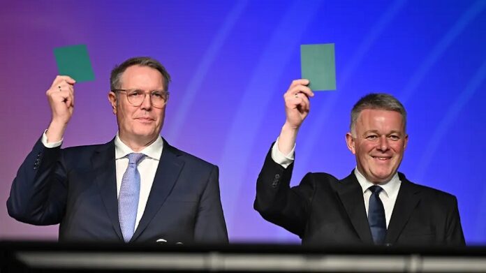 Vorzeige-Demokraten: Alexander Schweitzer (l.) von der SPD und Gordon Schnieder von der CDU wollen in Rheinland-Pfalz die Landesverfassung ändern, damit die AfD keinen Untersuchungsausschuss einrichten kann.