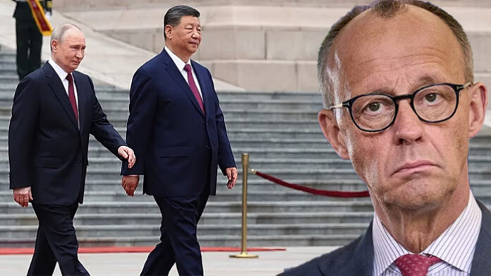 Vor dem Besuch des russischen Präsidenten Wladimir Putin in Peking forderte Bundeskanzler Friedrich Merz in einer Anwandlung zwischen Größenwahn und Hilflosigkeit die chinesische Führung auf, Russland quasi zur Aufgabe im Ukrainekrieg zu bewegen.