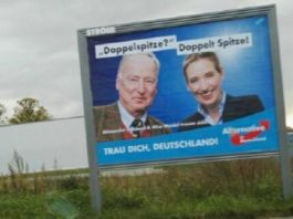 AfD-Plakat irgendwo in Deutschland...
