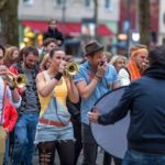 „Bunt statt Bla“-Protest gegen Rechts in Köln.